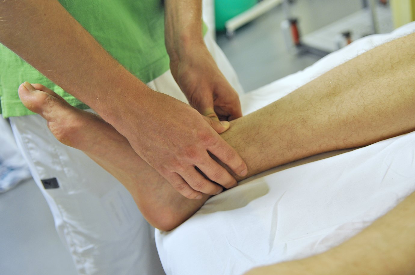 Physiotherapie am Fuß